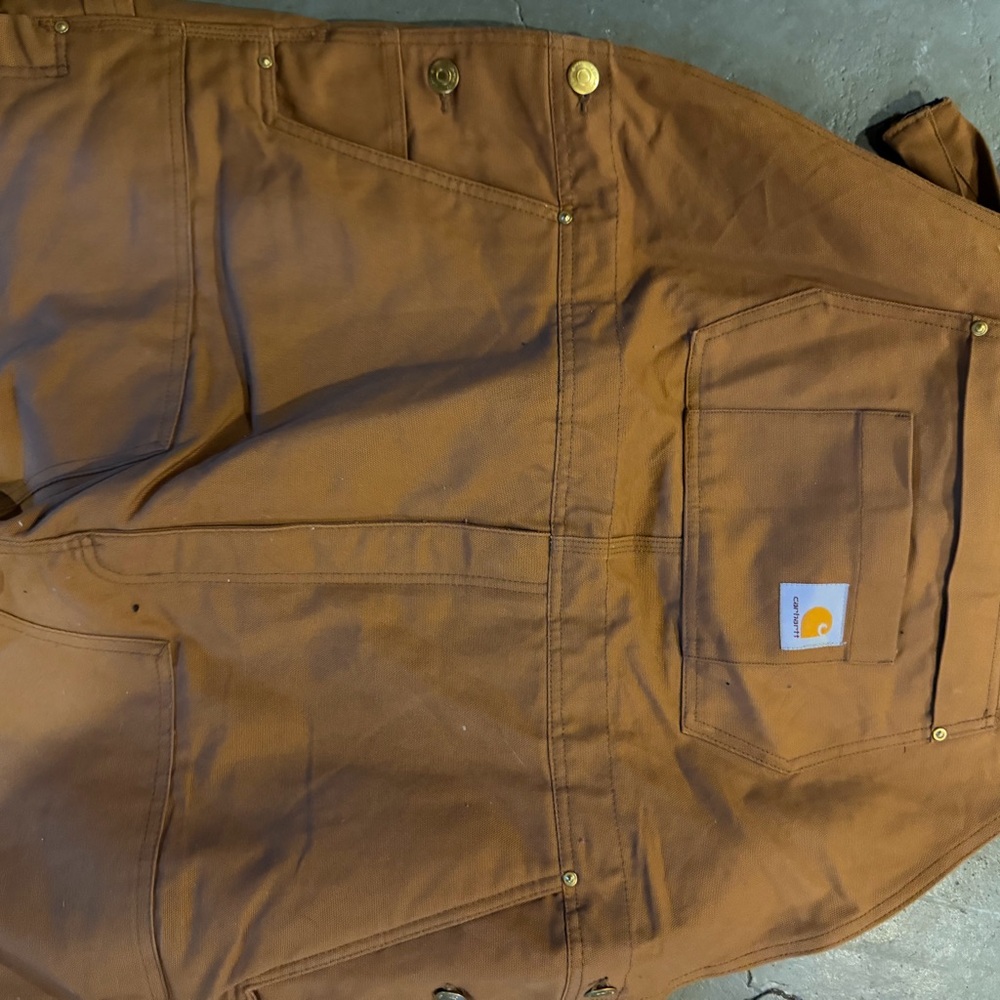 Carhartt Dark Brown Work Overalls